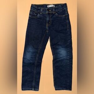 Levis Performance 511 Slim Boys Jeans; Dark Blue; Size 6 Regular